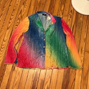 Dressed in Lala rainbow top